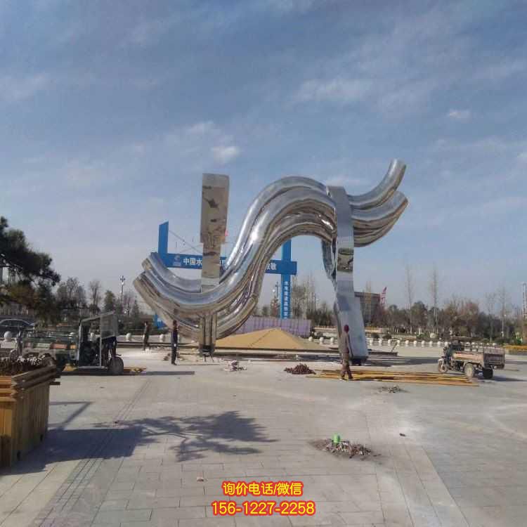 不銹鋼抽象雕塑，景觀園林廣場裝飾