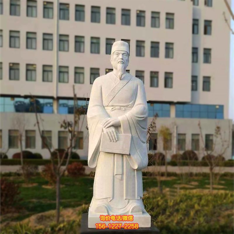 校園名人漢白玉雕塑醫院醫學院古代著名人物雕像 校園名人漢白玉雕塑醫院醫學院古代著名人物雕像