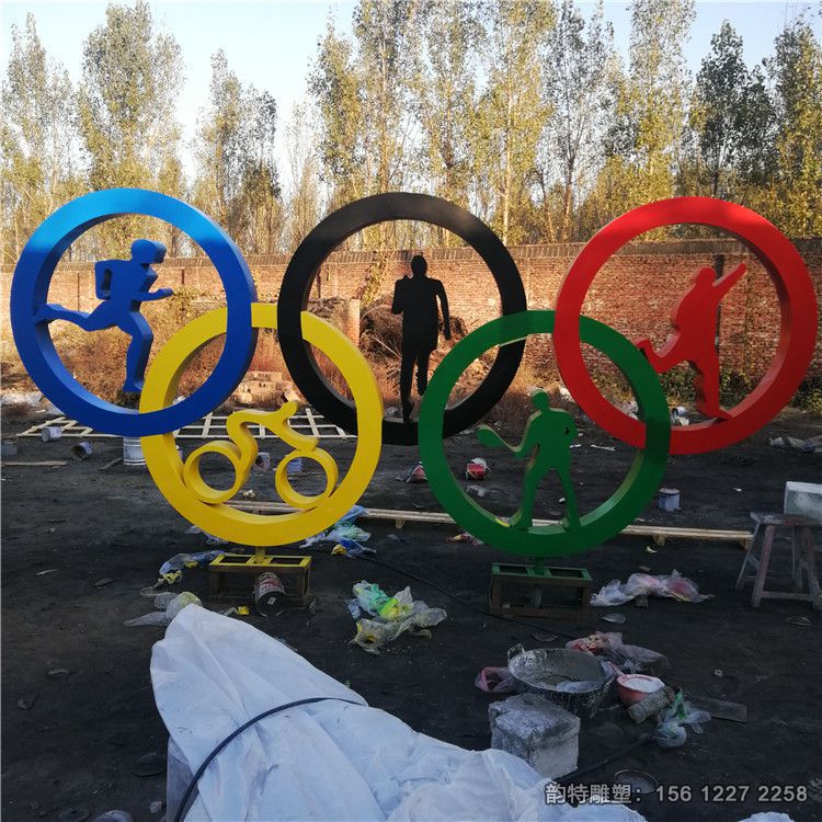 加工不銹鋼五環(huán)運(yùn)動雕塑,定做體育運(yùn)動主題雕塑 加工不銹鋼五環(huán)運(yùn)動雕塑,定做體育運(yùn)動主題雕塑