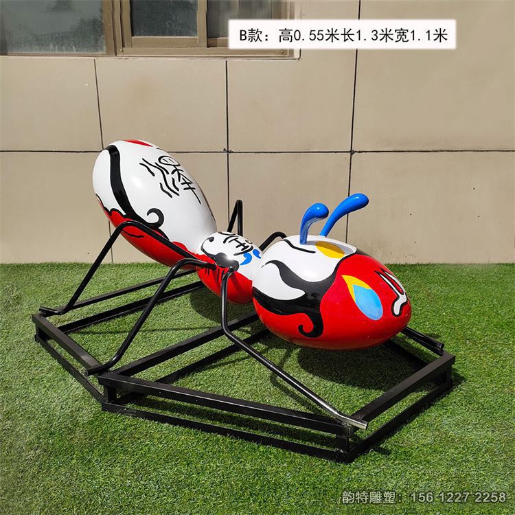 彩色不銹鋼螞蟻雕塑 在它身上我們看到了勤勞、努力和堅(jiān)持不懈的精神。
